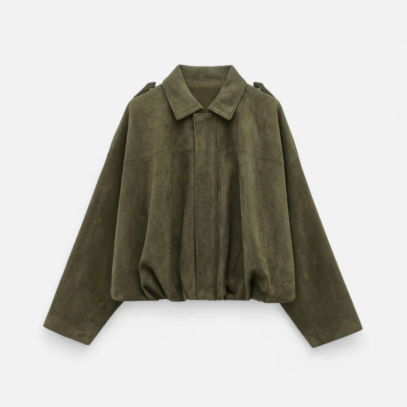 Fiorenno | Women’s Vintage Suede Zip Jacket