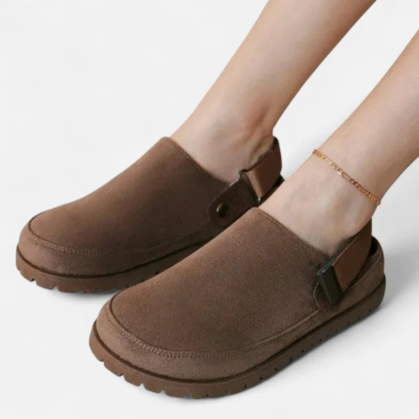 Fiorenno | Women’s Leather Slippers – Thick Sole Comfort