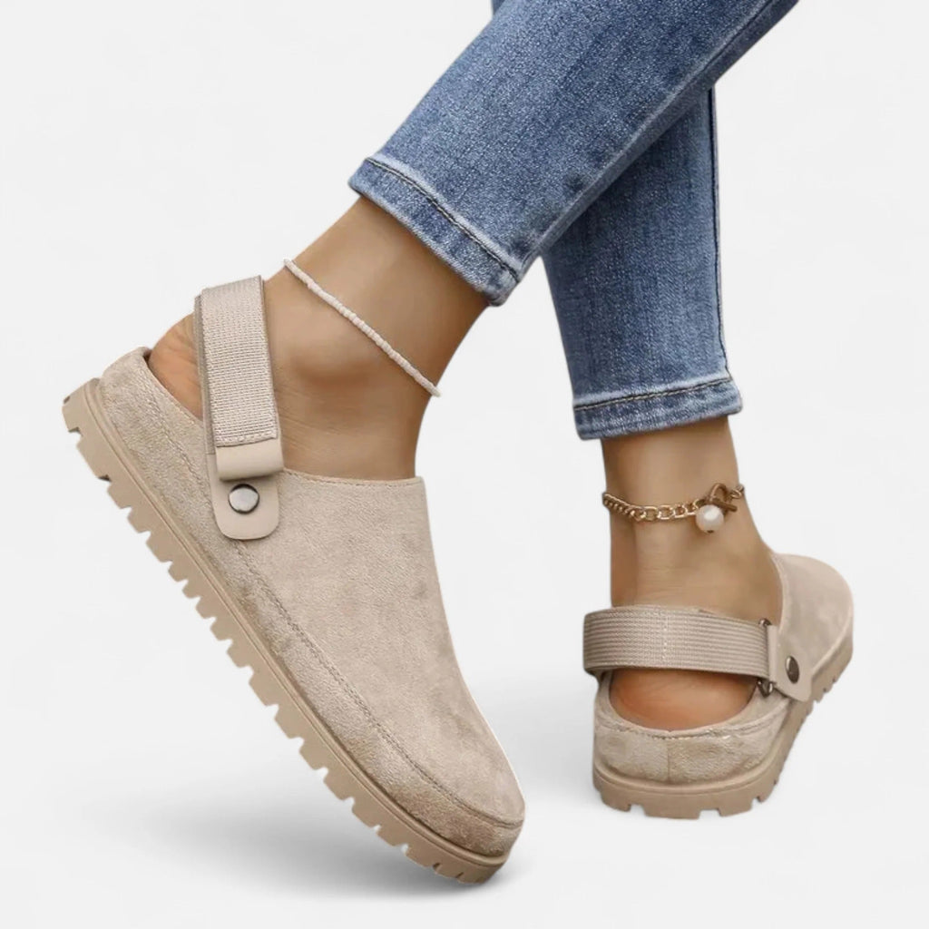 Fiorenno | Women’s Leather Slippers – Thick Sole Comfort