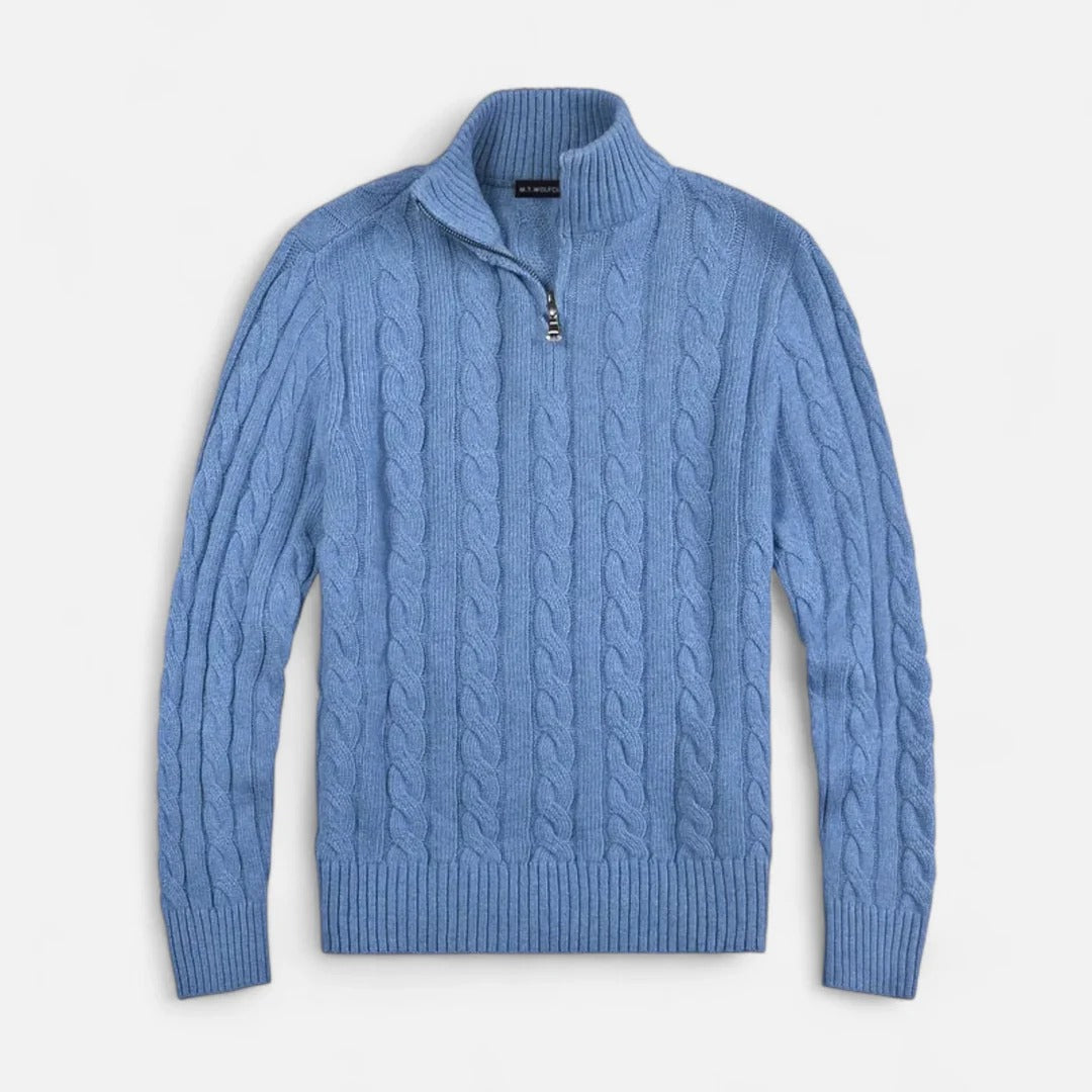 Fiorenno | Men’s Half-Zip Sweater – Chic, Timeless Casual Style