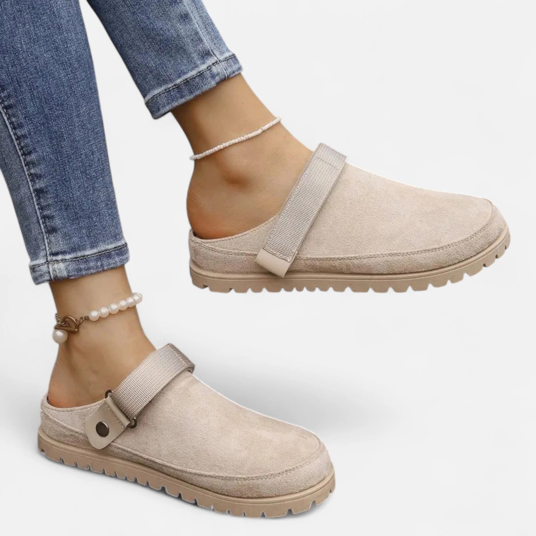 Fiorenno | Women’s Leather Slippers – Thick Sole Comfort