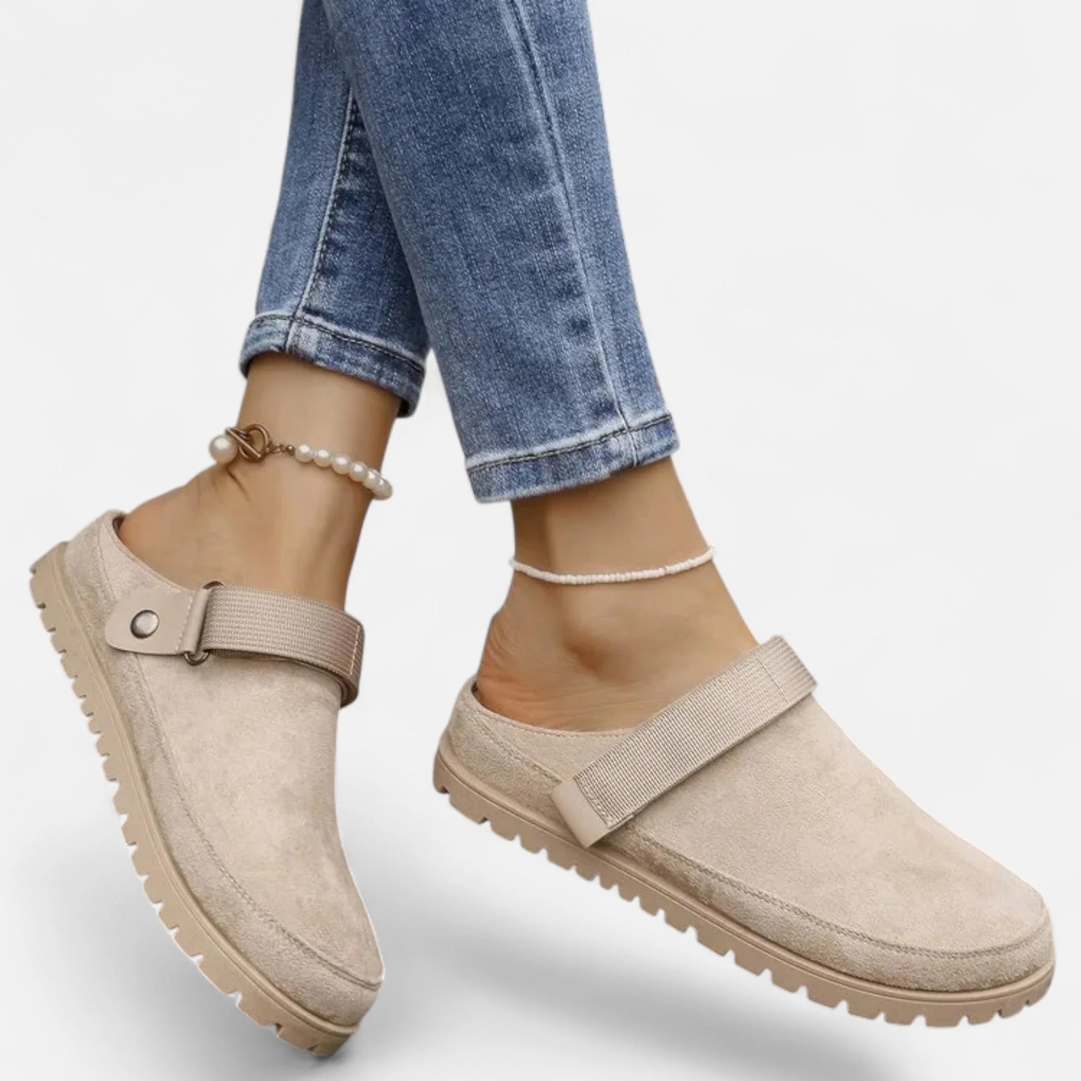 Fiorenno | Women’s Leather Slippers – Thick Sole Comfort