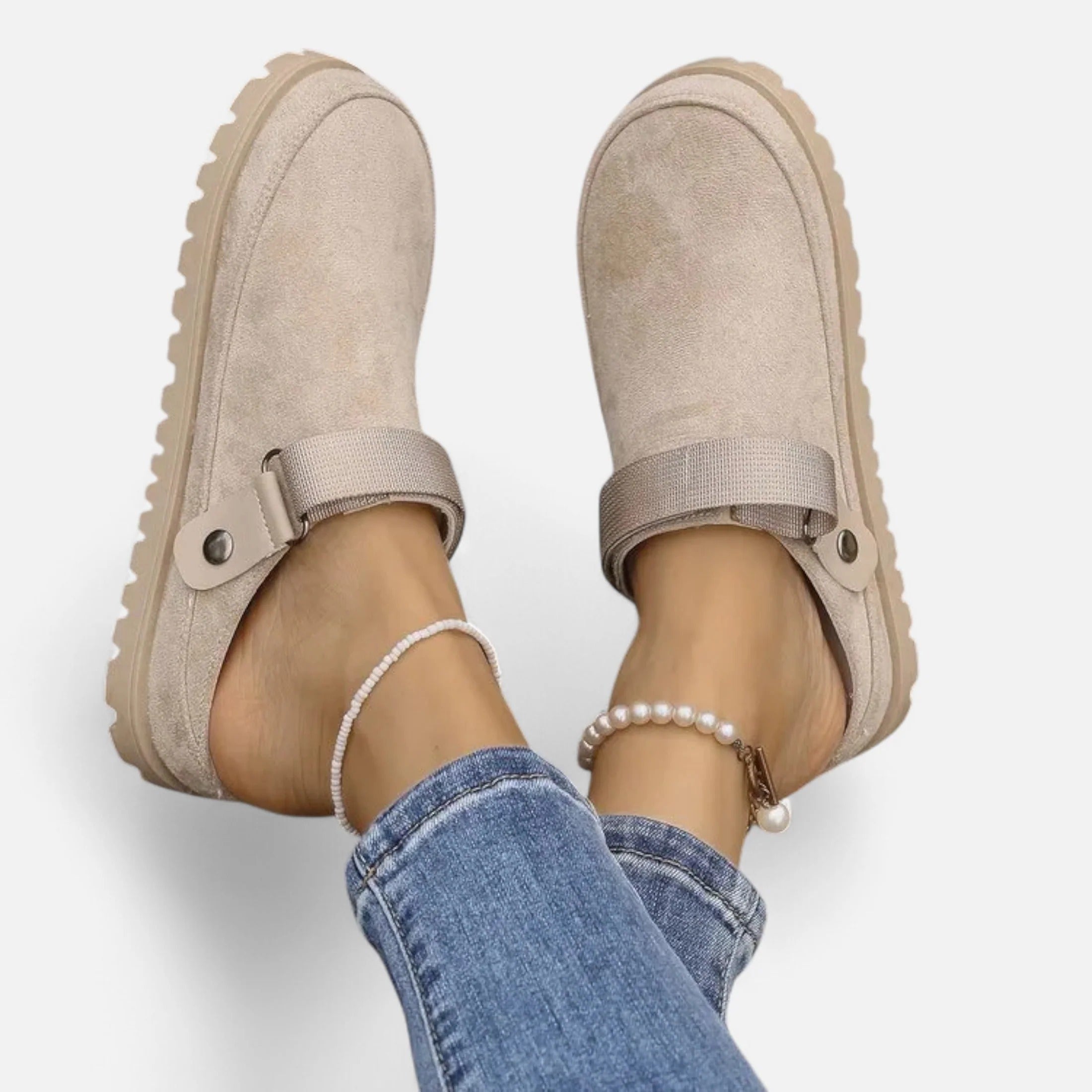 Fiorenno | Women’s Leather Slippers – Thick Sole Comfort