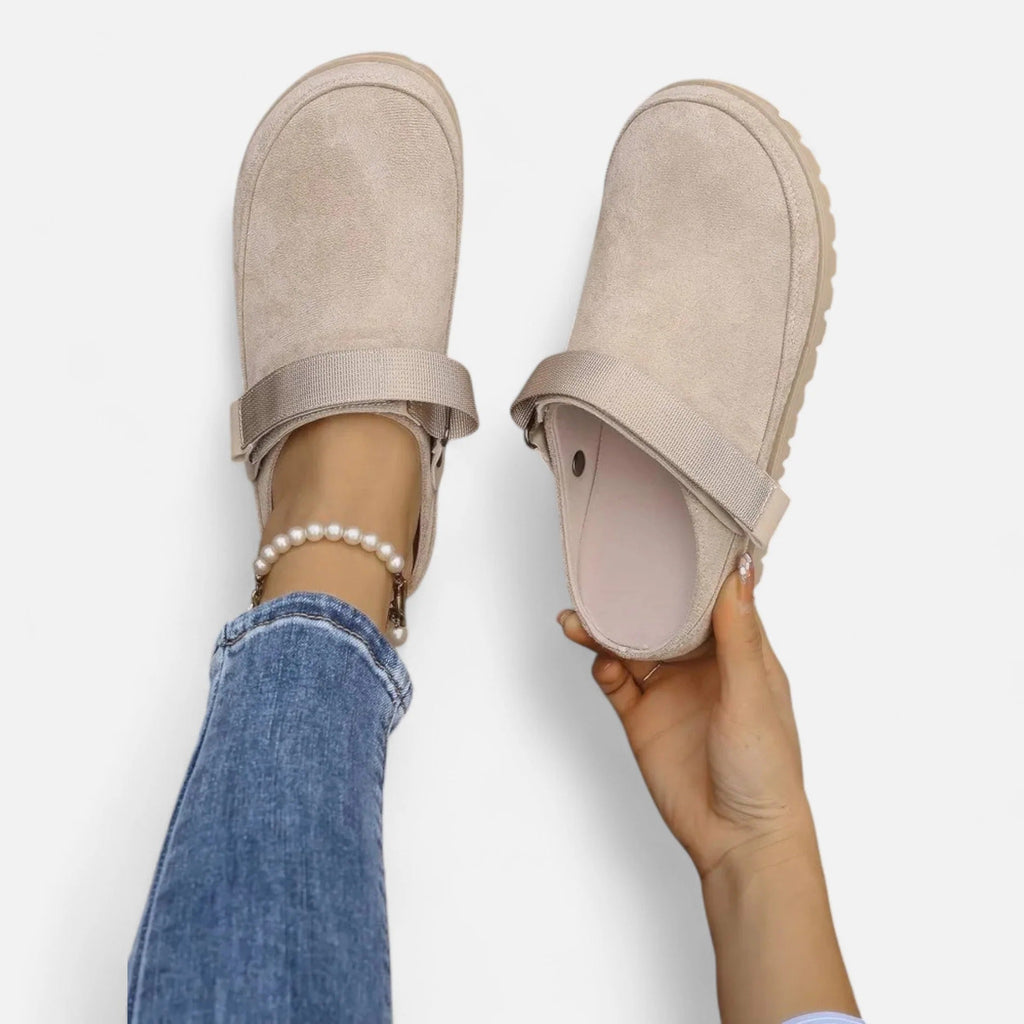 Fiorenno | Women’s Leather Slippers – Thick Sole Comfort