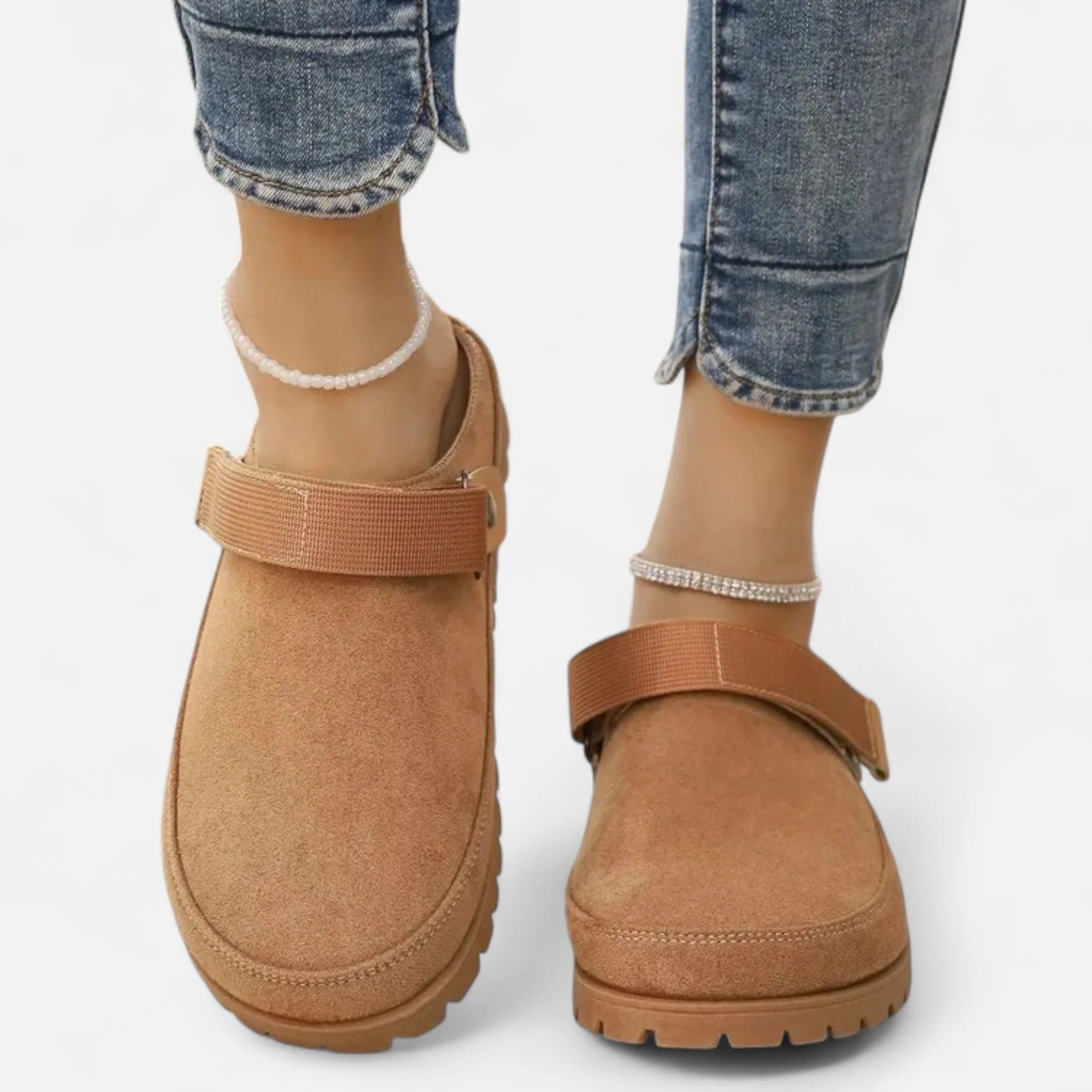 Fiorenno | Women’s Leather Slippers – Thick Sole Comfort