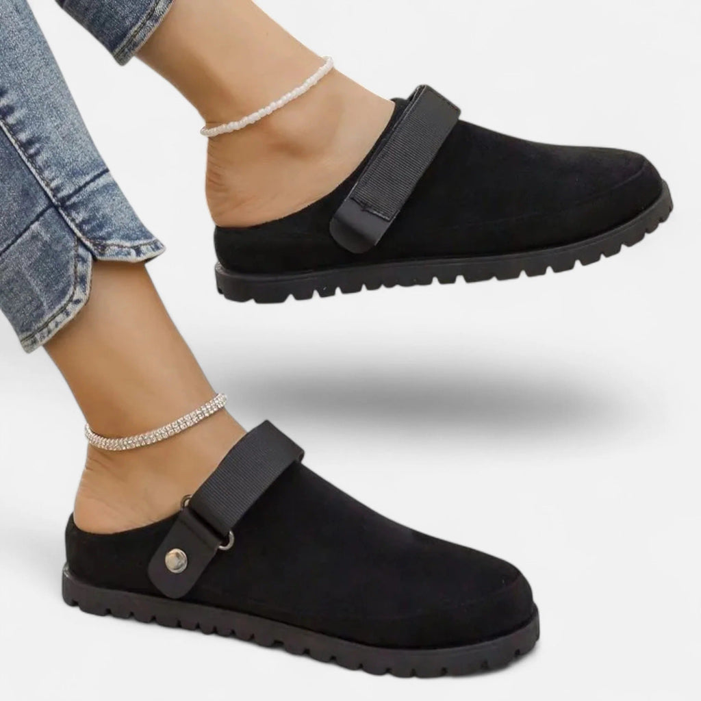 Fiorenno | Women’s Leather Slippers – Thick Sole Comfort