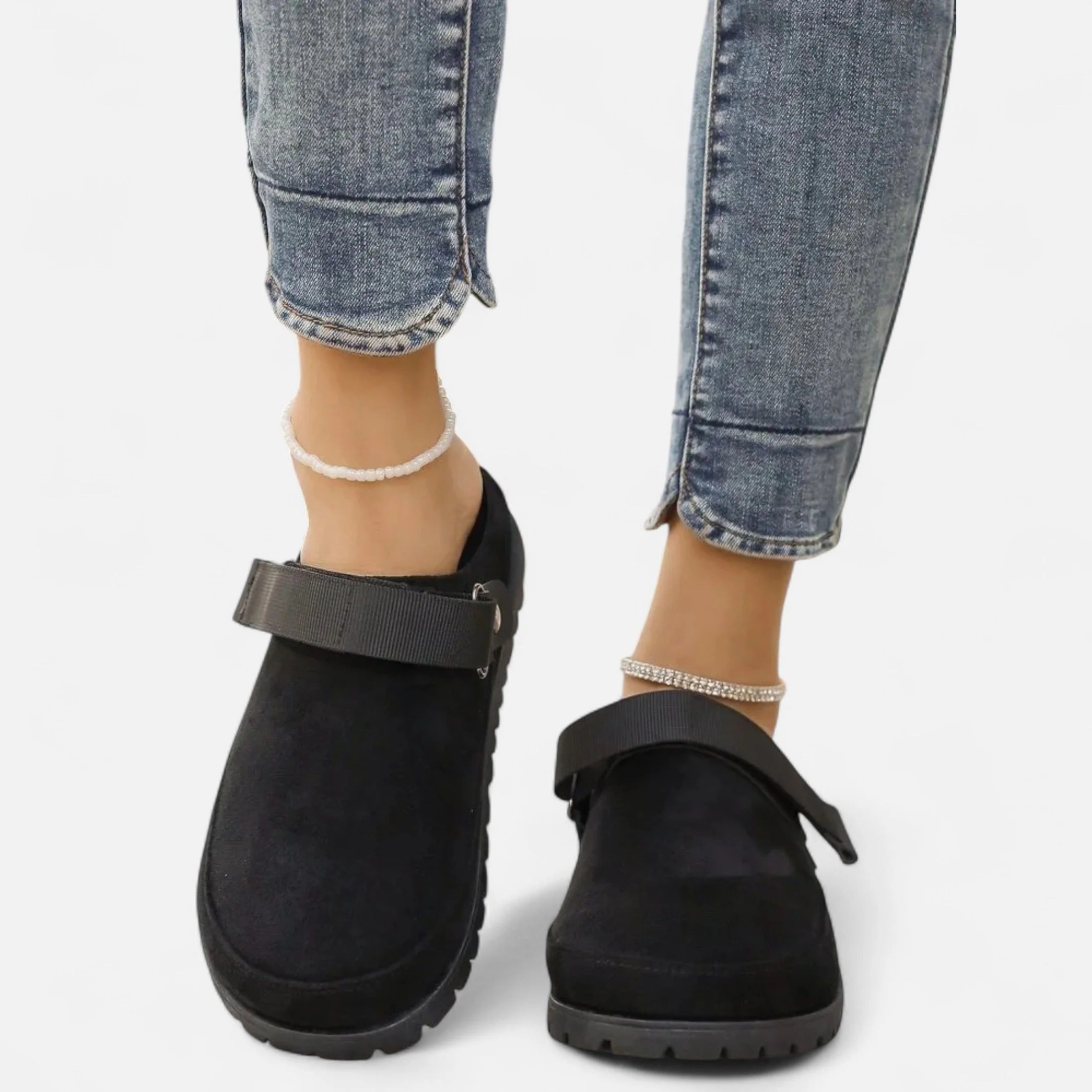 Fiorenno | Women’s Leather Slippers – Thick Sole Comfort