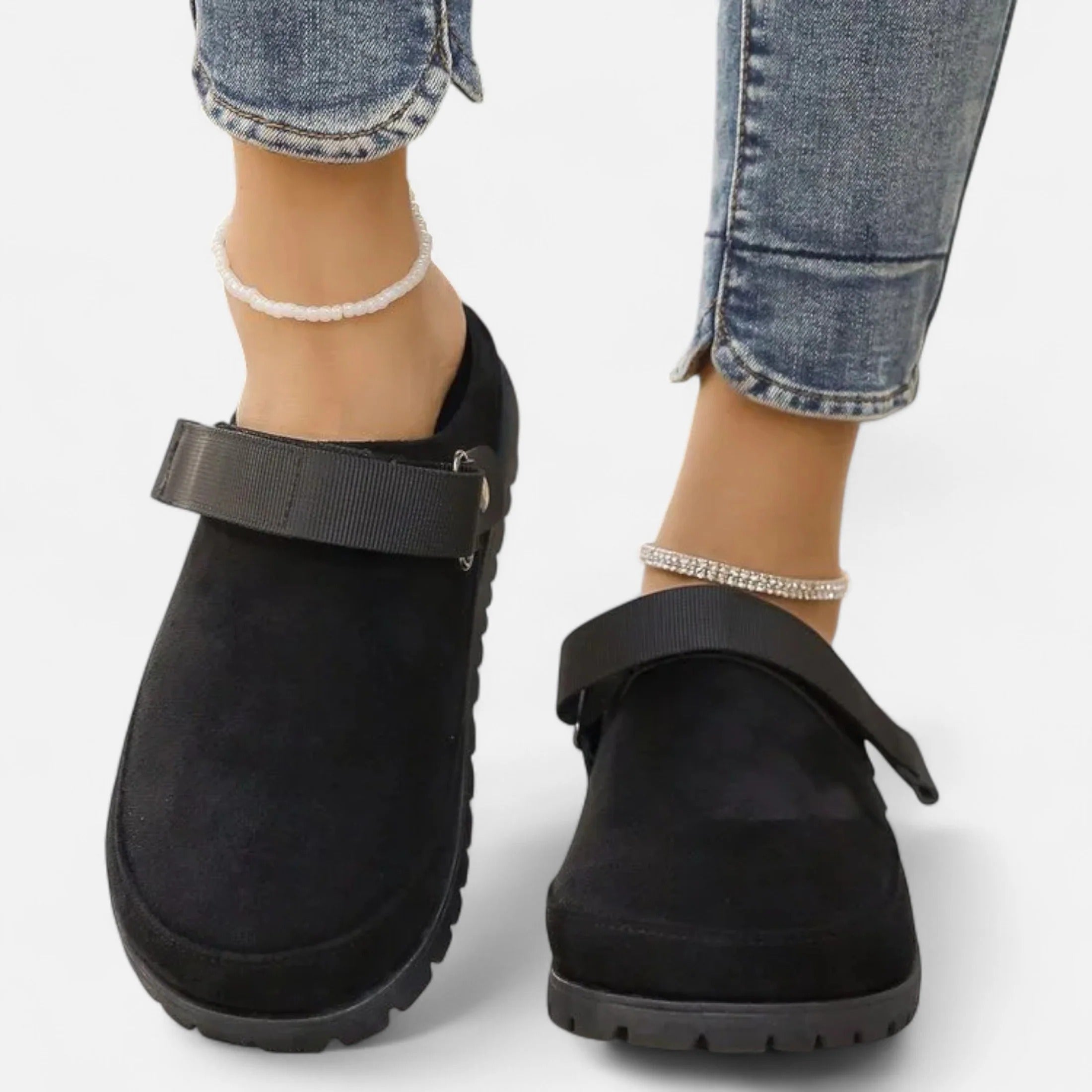 Fiorenno | Women’s Leather Slippers – Thick Sole Comfort