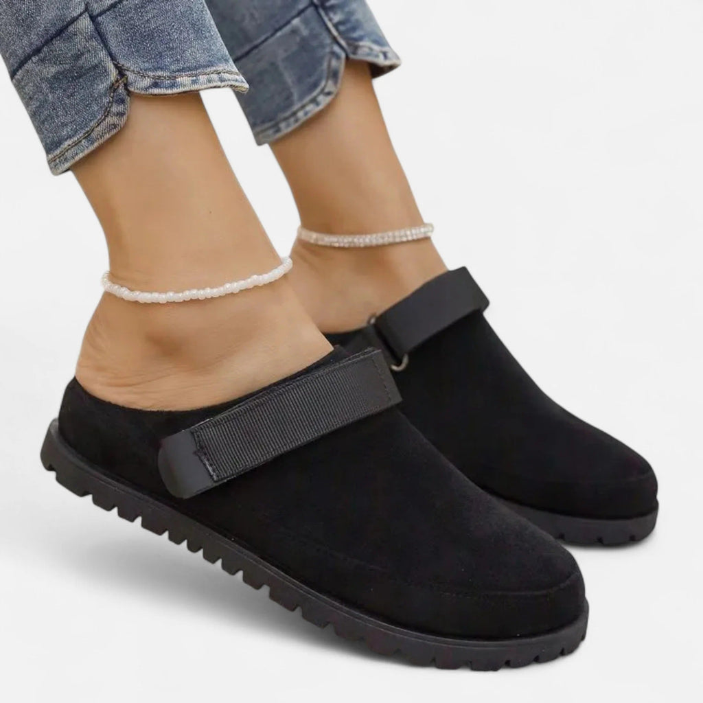Fiorenno | Women’s Leather Slippers – Thick Sole Comfort