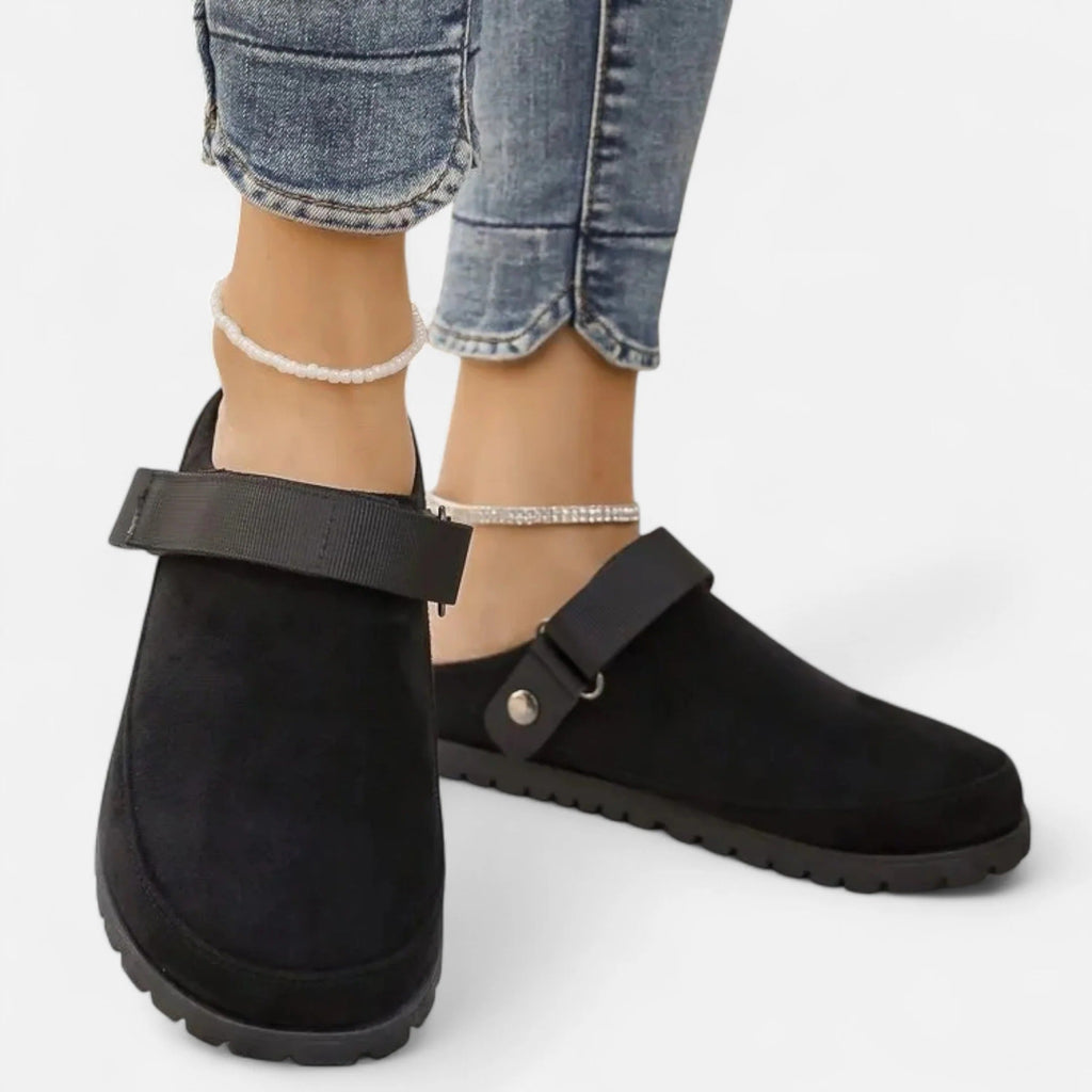 Fiorenno | Women’s Leather Slippers – Thick Sole Comfort