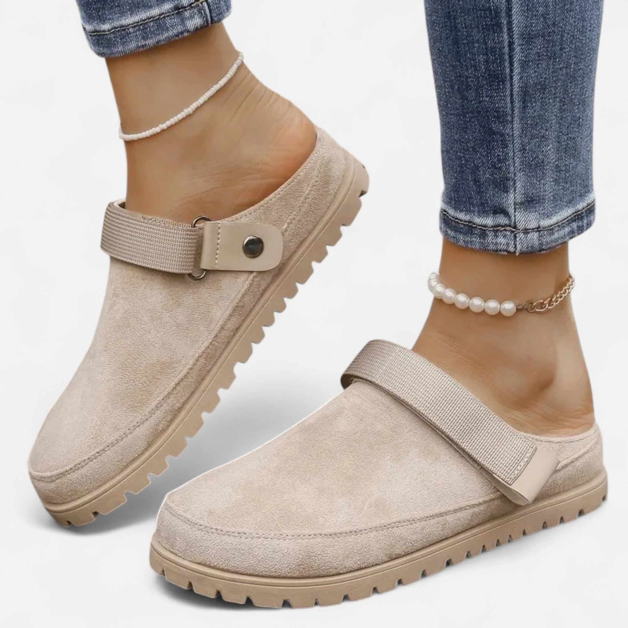 Fiorenno | Women’s Leather Slippers – Thick Sole Comfort