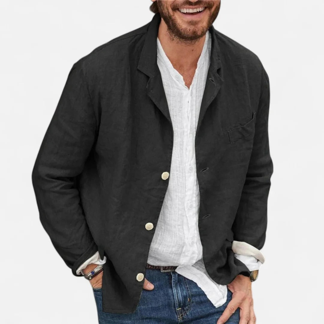 Fiorenno | Men’s Linen Blazer – Lightweight, Modern Elegance