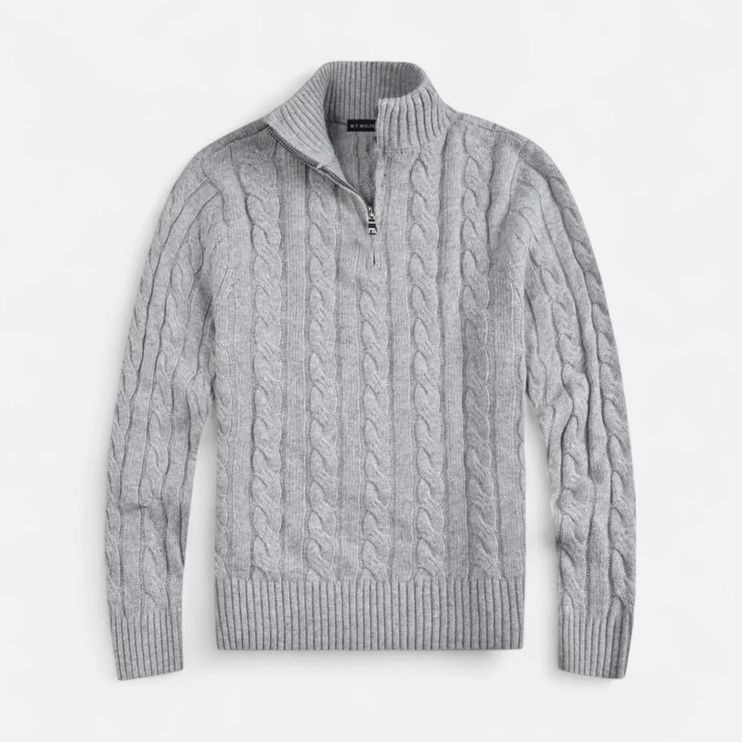 Fiorenno | Men’s Half-Zip Sweater – Chic, Timeless Casual Style