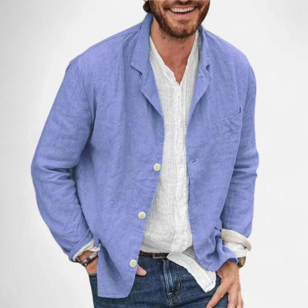 Fiorenno | Men’s Linen Blazer – Lightweight, Modern Elegance
