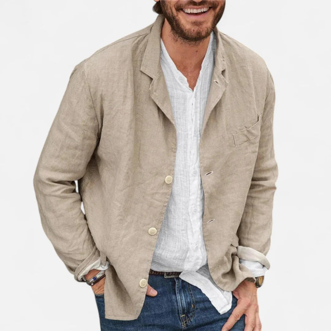 Fiorenno | Men’s Linen Blazer – Lightweight, Modern Elegance