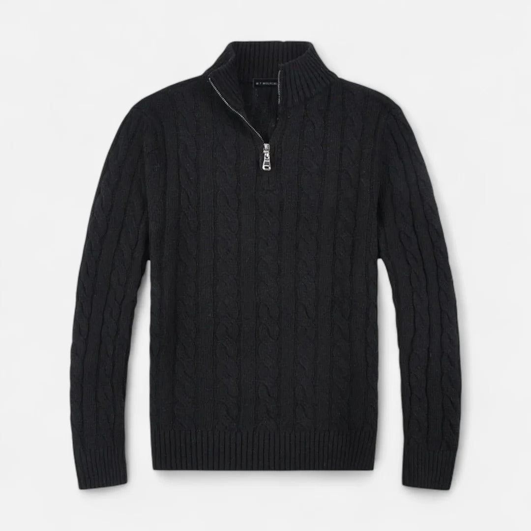 Fiorenno | Men’s Half-Zip Sweater – Chic, Timeless Casual Style