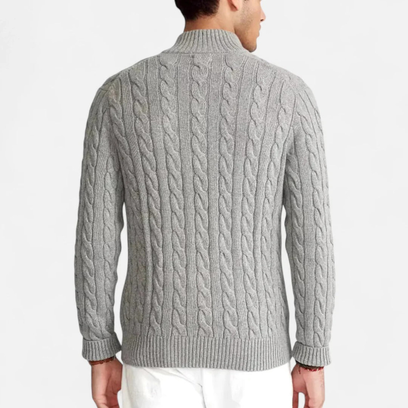 Fiorenno | Men's Cable Knit Sweater – Classic Style and Everyday Comfort