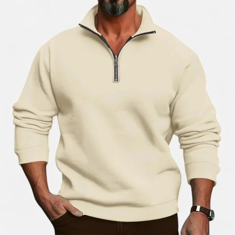 Fiorenno | Men's Casual Half-Zip Sweater – Modern Comfort and Refined Style