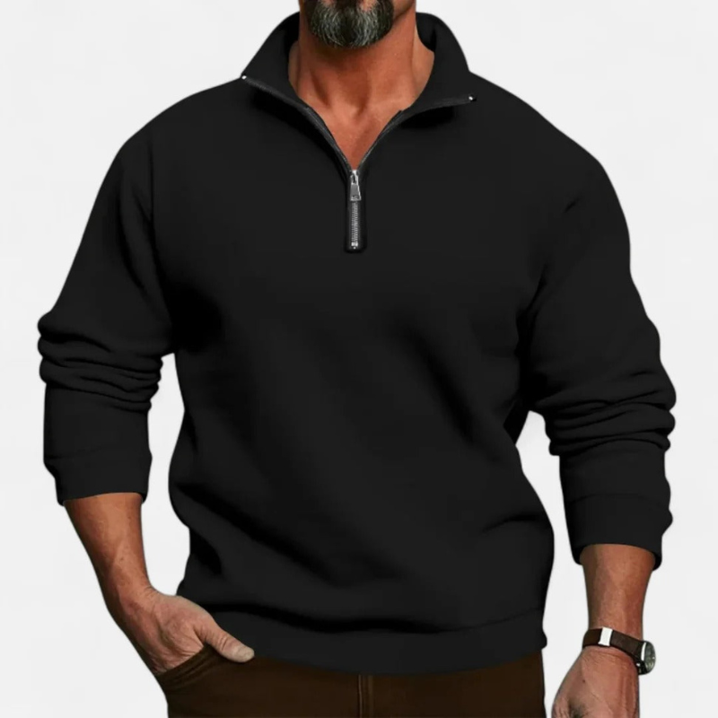 Fiorenno | Men's Casual Half-Zip Sweater – Modern Comfort and Refined Style