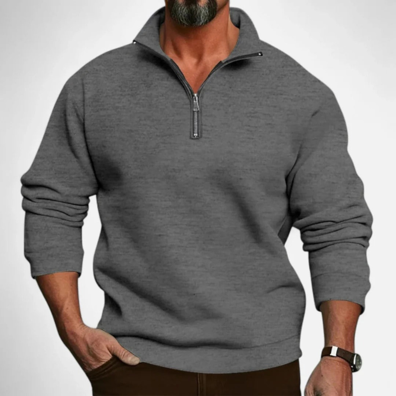 Fiorenno | Men's Casual Half-Zip Sweater – Modern Comfort and Refined Style