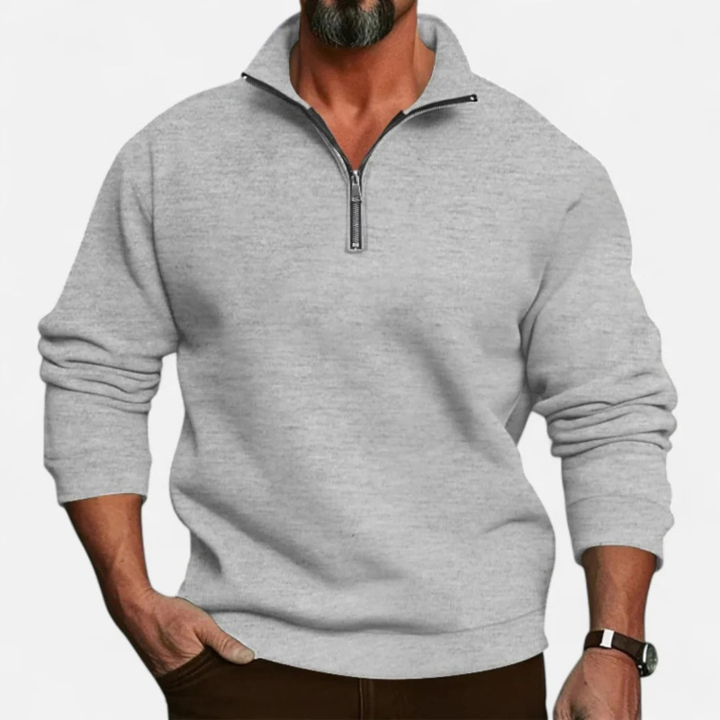 Fiorenno | Men's Casual Half-Zip Sweater – Modern Comfort and Refined Style