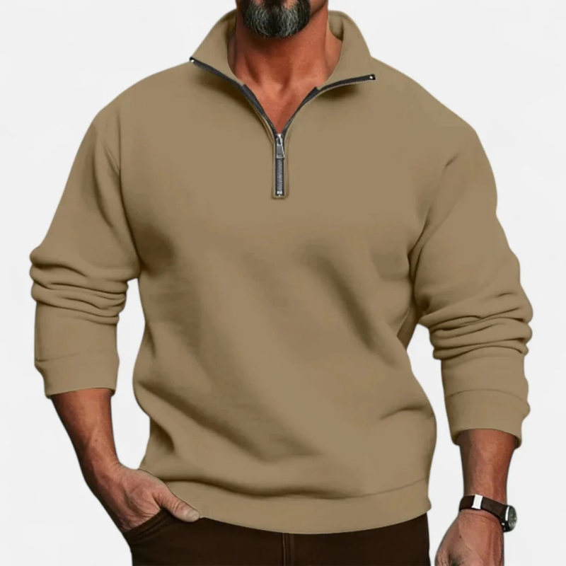 Fiorenno | Men's Casual Half-Zip Sweater – Modern Comfort and Refined Style