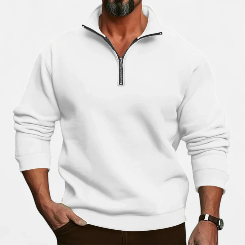 Fiorenno | Men's Casual Half-Zip Sweater – Modern Comfort and Refined Style