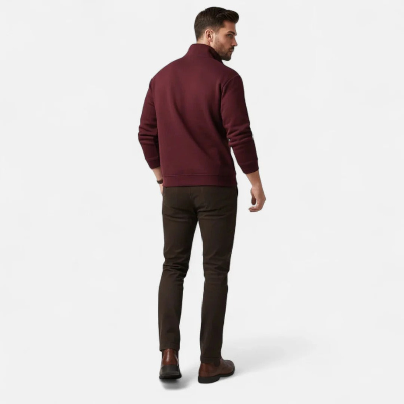Fiorenno | Men's Casual Half-Zip Sweater – Modern Comfort and Refined Style