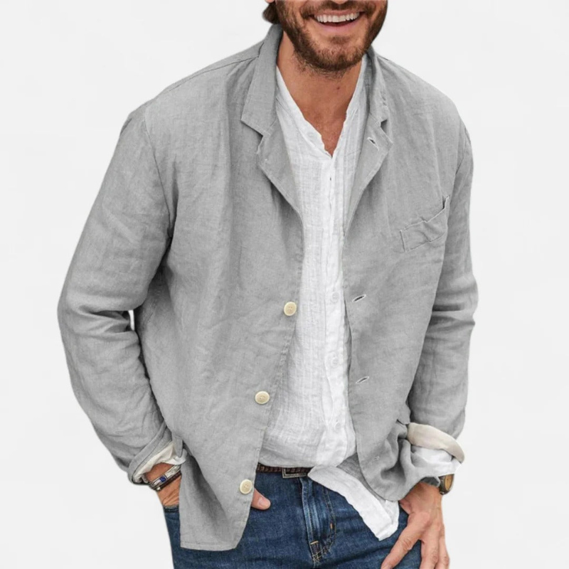Fiorenno | Men's Linen Blazer – Refined Style and Everyday Versatility