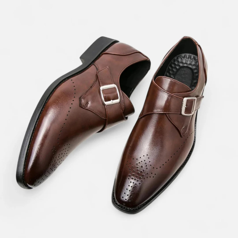 Fiorenno | Men's Monk Strap Dress Shoes – Timeless Elegance and Refined Style
