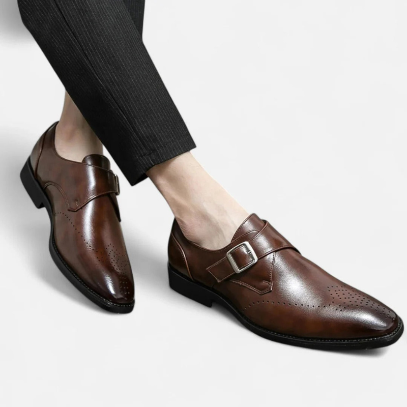 Fiorenno | Men's Monk Strap Dress Shoes – Timeless Elegance and Refined Style
