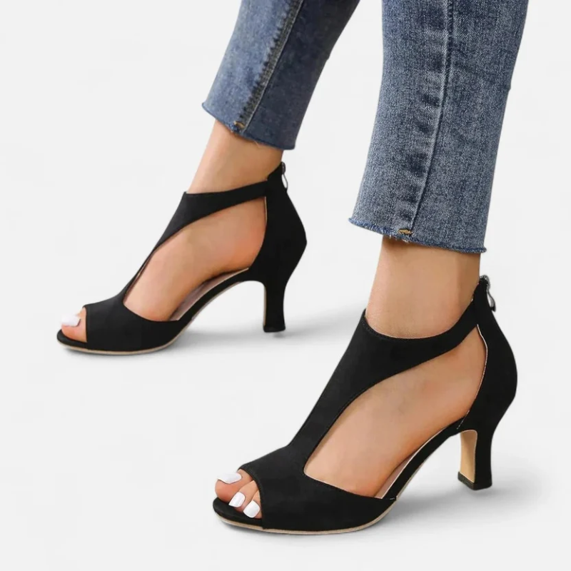 Fiorenno | Women's Peep Toe Heels – Elegant Style and Lasting Comfort