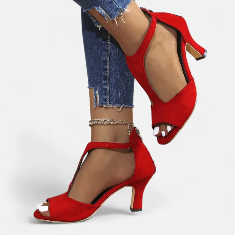 Fiorenno | Women's Peep Toe Heels – Elegant Style and Lasting Comfort