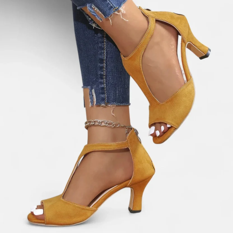 Fiorenno | Women's Peep Toe Heels – Elegant Style and Lasting Comfort
