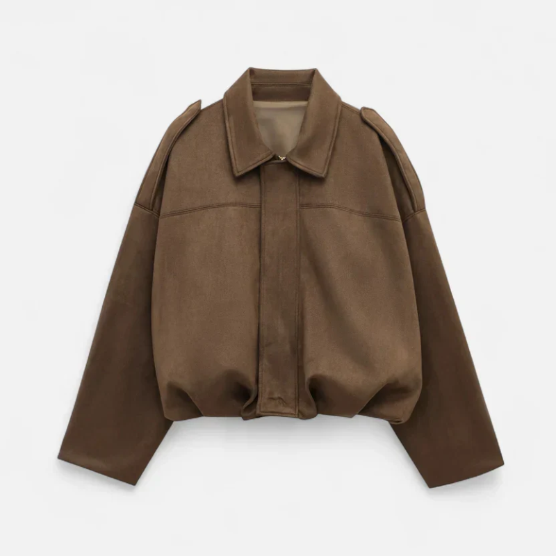 Fiorenno | Women's Vintage Suede Jacket – Effortless Style and Everyday Versatility